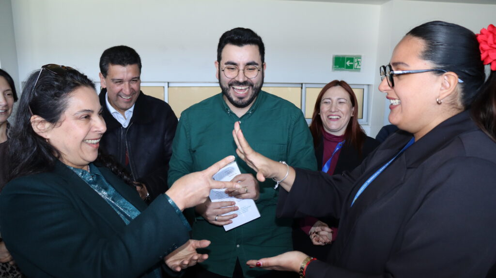 Jorge Bizama en dinámica final del workshop Working Genius Concepción