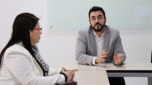 Jorge Bizama y Rosemarie Caro, en reunión junto a CFTLA